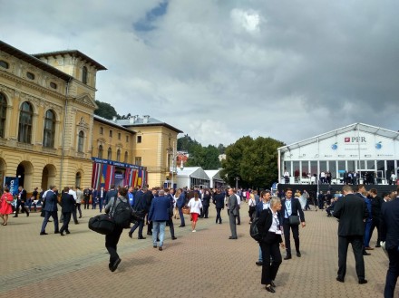 Deptak główny w Krynicy 